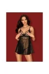 Heartia Babydoll & Tanga Schwarz von Obsessive kaufen - Fesselliebe