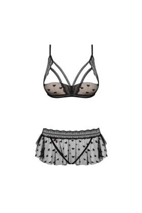 Heartia 3er Set schwarz von Obsessive kaufen | Fesselliebe