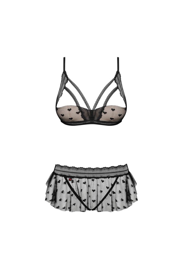 Heartia 3er Set schwarz von Obsessive kaufen | Fesselliebe