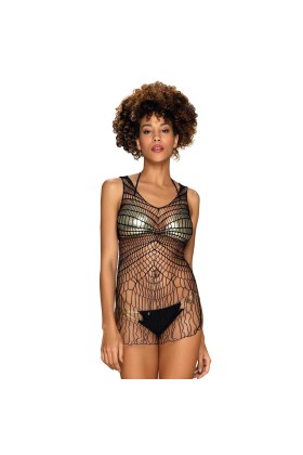Kleid schwarz D607 von Obsessive kaufen | Fesselliebe