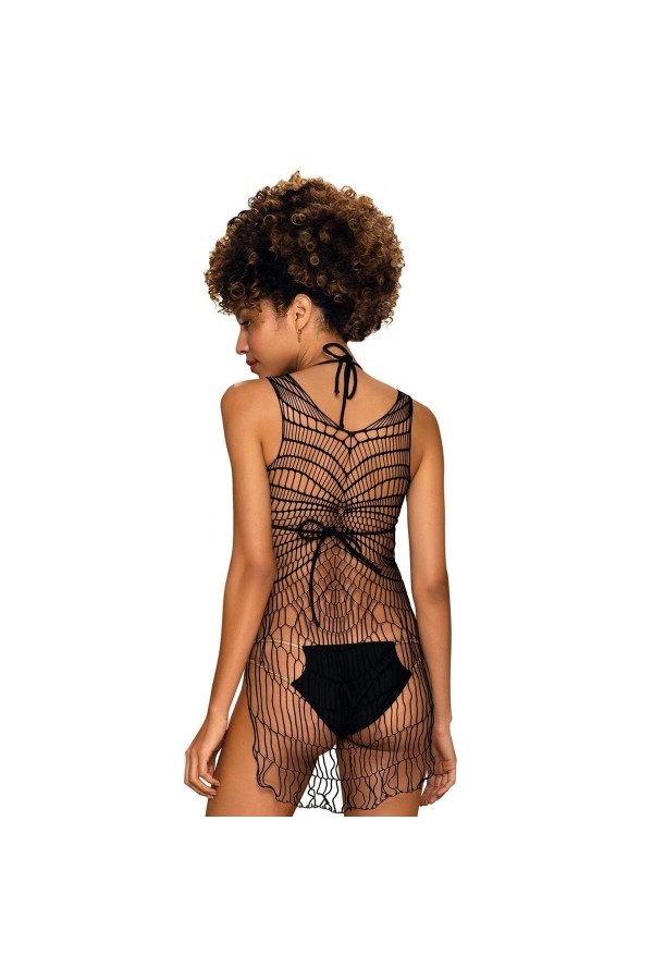 Kleid schwarz D607 von Obsessive kaufen | Fesselliebe