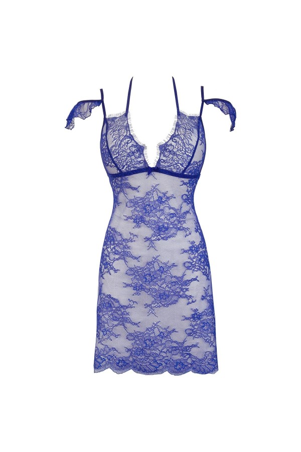 Babydoll & String blau V-9609 von Axami kaufen | Fesselliebe