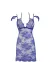 Babydoll & String blau V-9609 von Axami