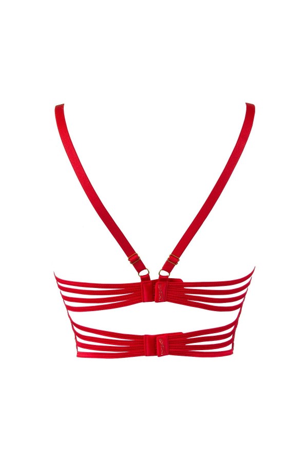 Bustier rot V-9581 von Axami kaufen | Fesselliebe