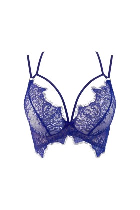 Bustier blau V-9611 von Axami kaufen | Fesselliebe
