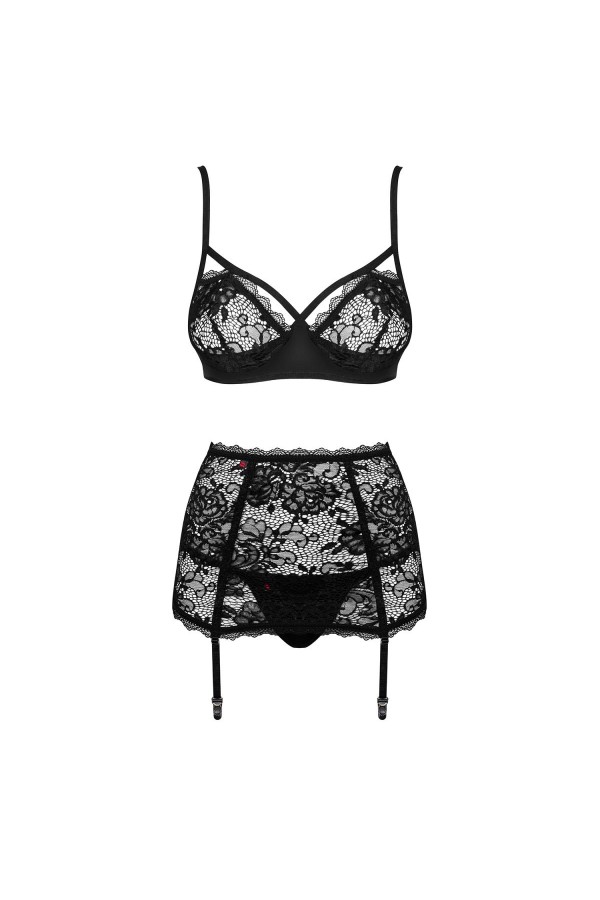 Peonesia 3er Set schwarz von Obsessive kaufen | Fesselliebe