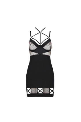 Lagerta Chemise & Tanga schwarz von Casmir kaufen | Fesselliebe