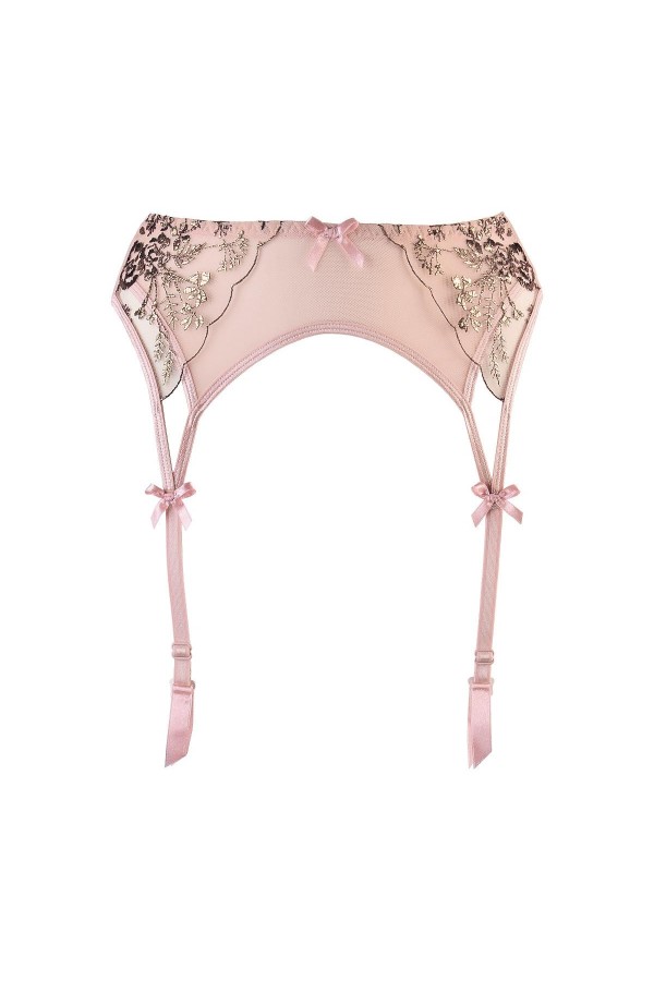 Strumpfgürtel Pink V-9522 von Axami kaufen | Fesselliebe