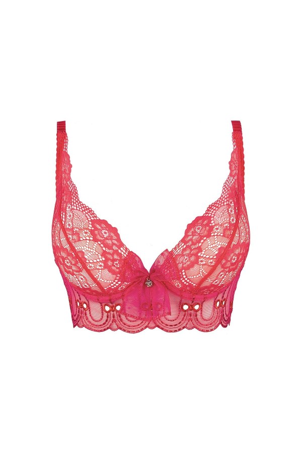Bustier Pink V-9551 von Axami kaufen | Fesselliebe