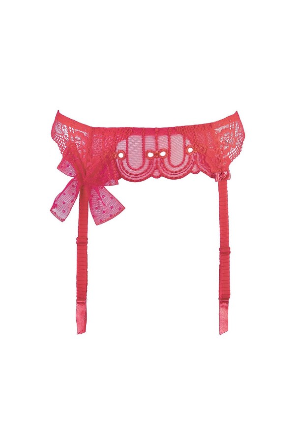 Strumpfgürtel Pink V-9552 von Axami kaufen | Fesselliebe