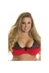 Plus Size Bh Red-Schwarz V-8771 von Axami Size Plus kaufen - Fesselliebe