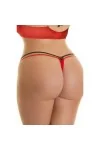 Plus Size String Red-Schwarz V-8778 von Axami Size Plus kaufen - Fesselliebe