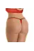 Plus Size String rot-schwarz V-8778 von Axami Size Plus