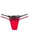 Plus Size String Red-Schwarz V-8778 von Axami Size Plus kaufen - Fesselliebe