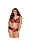 Plus Size Bh Pink-Schwarz V-8461 von Axami Size Plus kaufen - Fesselliebe