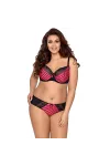 Plus Size Bh Pink-Schwarz V-8461 von Axami Size Plus kaufen - Fesselliebe