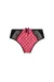 Plus Size Panty Pink-schwarz V-8463 von Axami Size Plus