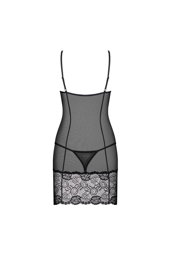 Alluria Chemise & Tanga schwarz von Obsessive kaufen | Fesselliebe