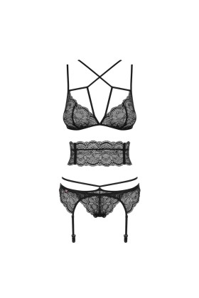 Frivolla 4er Set schwarz von Obsessive kaufen | Fesselliebe