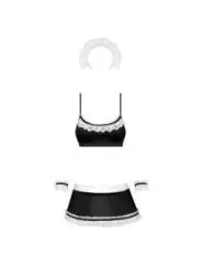 Maid 5er Set Kostüm Schwarz-Weiß von Obsessive kaufen - Fesselliebe