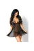 Yvonne Chemise & Tanga schwarz von Beauty Night Fashion