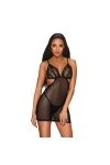 Millagro Chemise & Tanga Schwarz von Obsessive kaufen - Fesselliebe