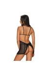 Millagro Chemise & Tanga Schwarz von Obsessive kaufen - Fesselliebe