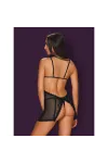 Millagro Chemise & Tanga Schwarz von Obsessive kaufen - Fesselliebe