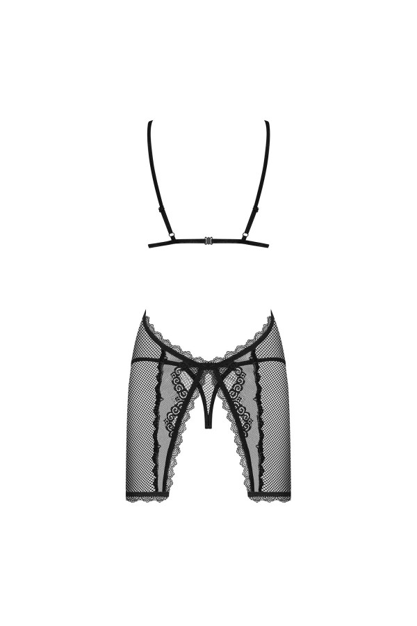 Millagro Chemise & Tanga schwarz von Obsessive kaufen | Fesselliebe