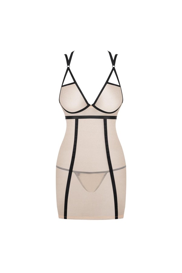 Nudelia Chemise & Tanga Nude von Obsessive kaufen | Fesselliebe