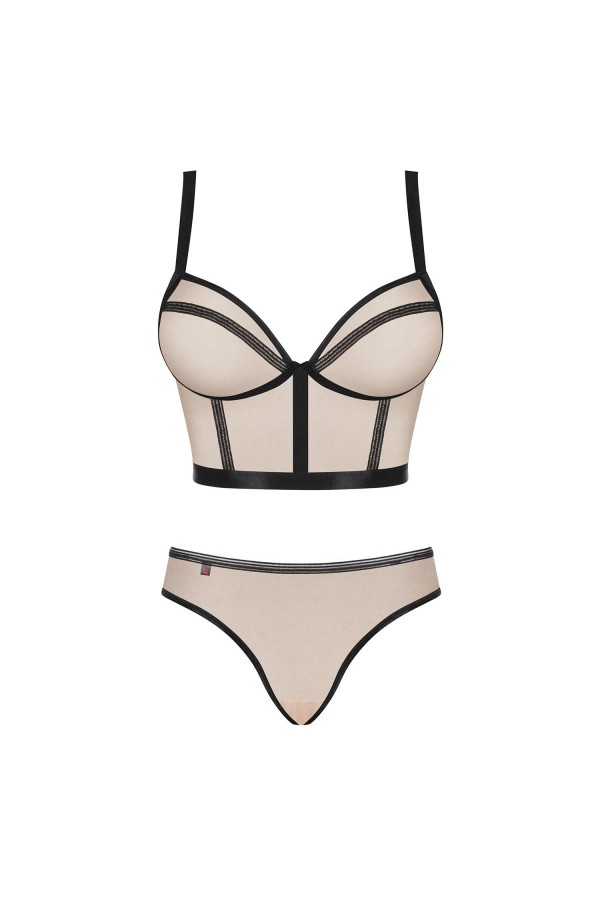 Nudelia Top & Höschen Nude von Obsessive kaufen | Fesselliebe