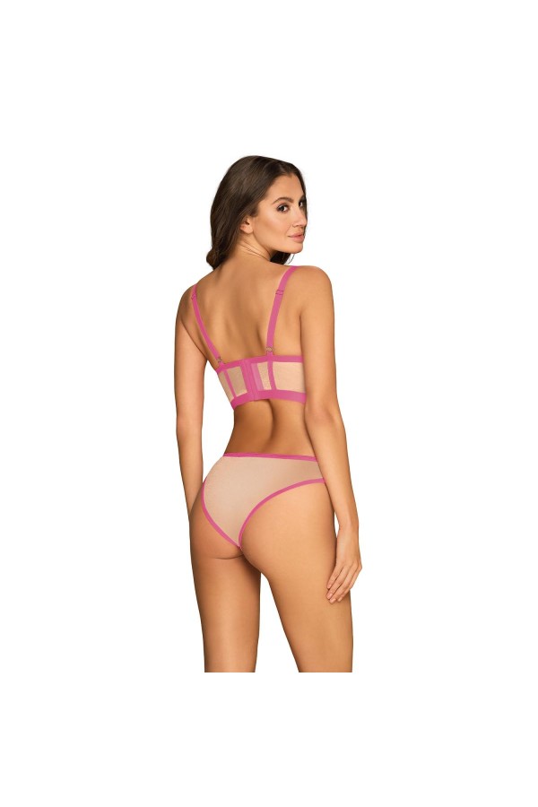 Nudelia Top & Höschen Pink von Obsessive kaufen | Fesselliebe