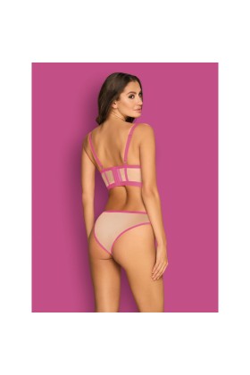 Nudelia Top & Höschen Pink von Obsessive kaufen | Fesselliebe