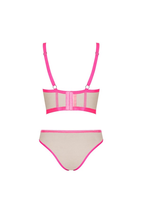 Nudelia Top & Höschen Pink von Obsessive kaufen | Fesselliebe