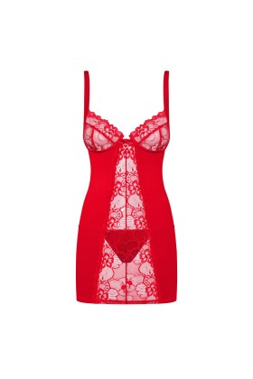 Heartina Chemise & Tanga rot von Obsessive kaufen | Fesselliebe