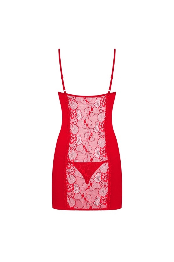 Heartina Chemise & Tanga rot von Obsessive kaufen | Fesselliebe