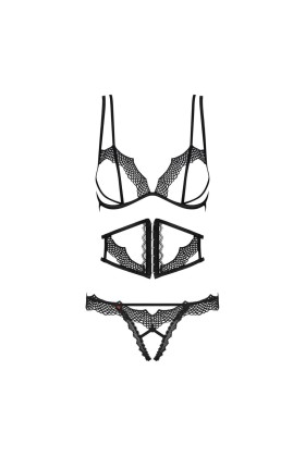 Bravelle 3er Set schwarz von Obsessive kaufen | Fesselliebe