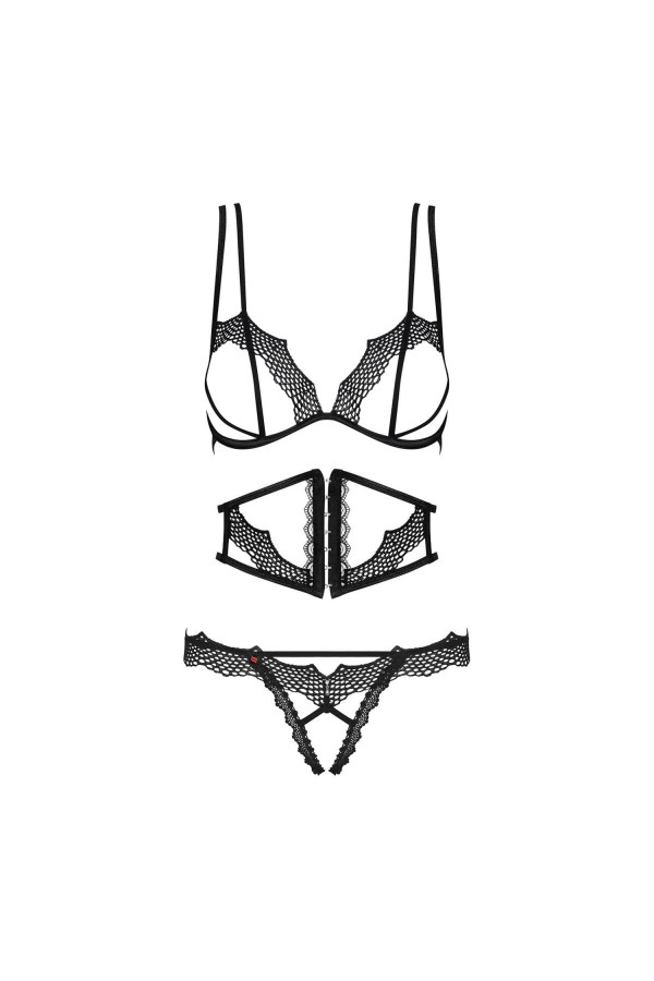 Bravelle 3er Set schwarz von Obsessive kaufen | Fesselliebe