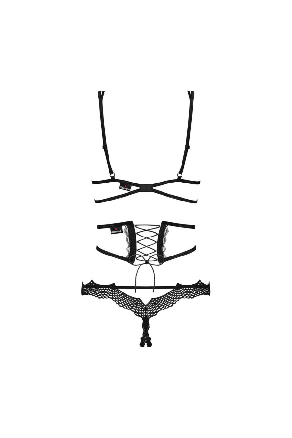 Bravelle 3er Set schwarz von Obsessive kaufen | Fesselliebe