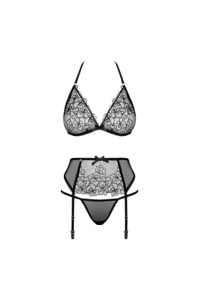 Uniquella 3er Set schwarz von Obsessive kaufen | Fesselliebe
