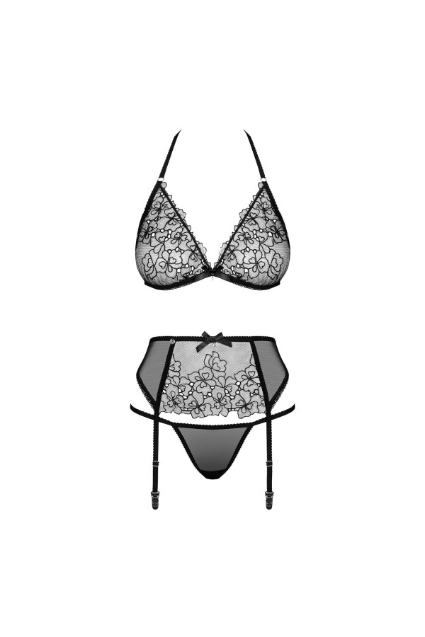Uniquella 3er Set schwarz von Obsessive kaufen | Fesselliebe