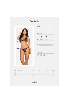 Pantheria 2er Set schwarz von Obsessive kaufen | Fesselliebe