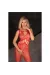 Amahil Bodystocking rot von LivCo Corsetti Fashion