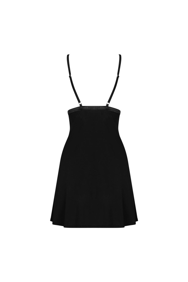 Cecilla Chemise & Tanga schwarz von Obsessive kaufen | Fesselliebe