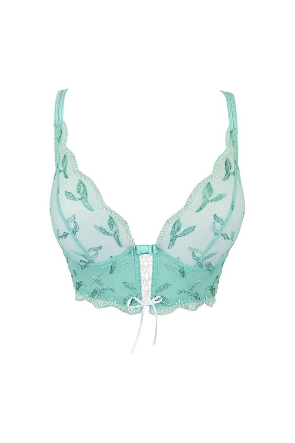 Bustier grün V-9701 von Axami kaufen | Fesselliebe