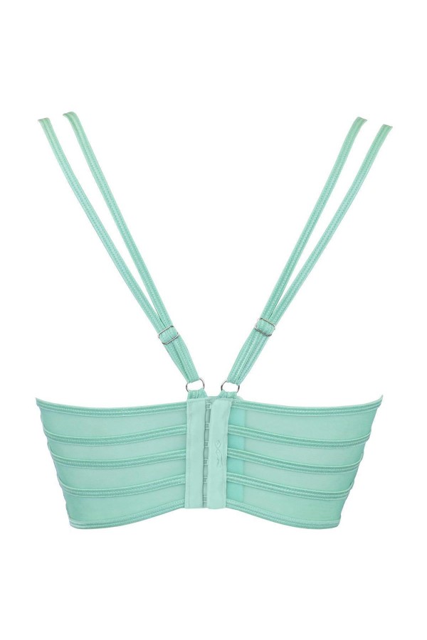 Bustier grün V-9701 von Axami kaufen | Fesselliebe
