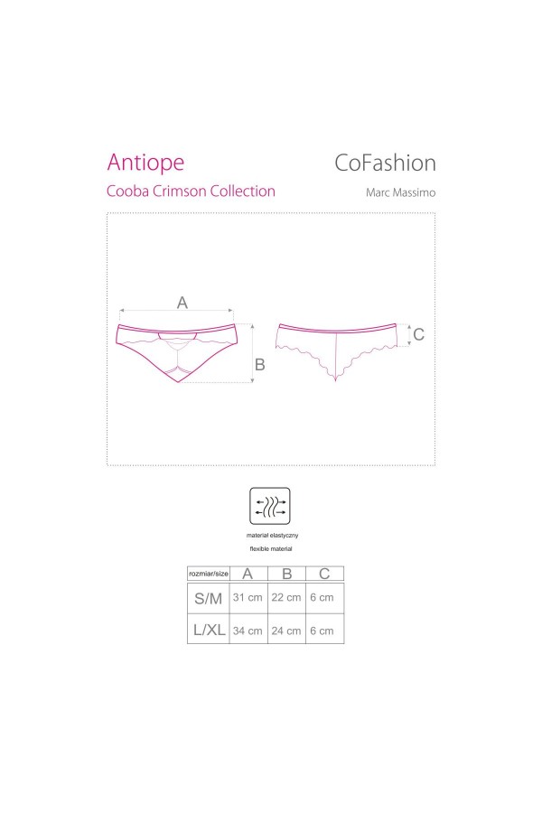 Antiopanty rot von CoFashion Lingerie kaufen | Fesselliebe