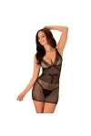 Bowessa Chemise & Tanga Schwarz von Obsessive kaufen - Fesselliebe