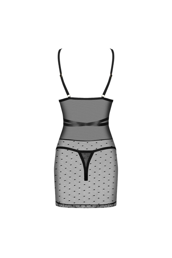 Bowessa Chemise & Tanga schwarz von Obsessive kaufen | Fesselliebe