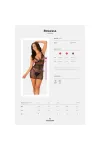 Bowessa Chemise & Tanga Schwarz von Obsessive kaufen - Fesselliebe